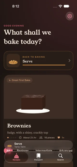 Ciapp — A helping hand for homemade bakes.