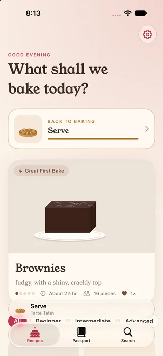 Ciapp — A helping hand for homemade bakes.